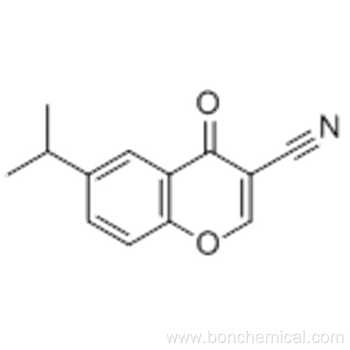 4H-1-Benzopyran-3-carbonitrile,6-(1-methylethyl)-4-oxo- CAS 50743-32-3